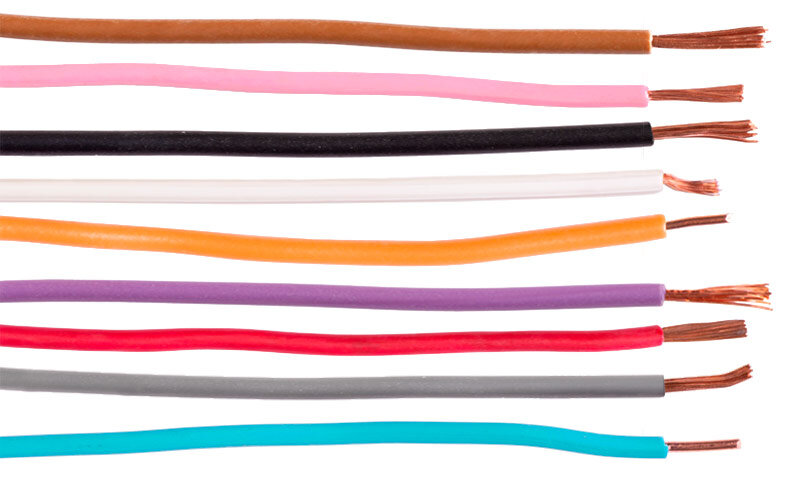 Цветовая маркировка изоляции фазных проводов