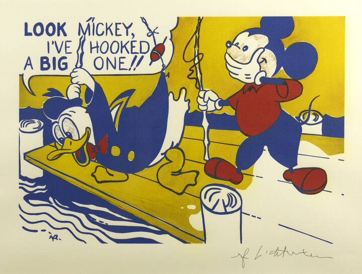 
Рой Лихтенштейн. «Смотри, Микки»