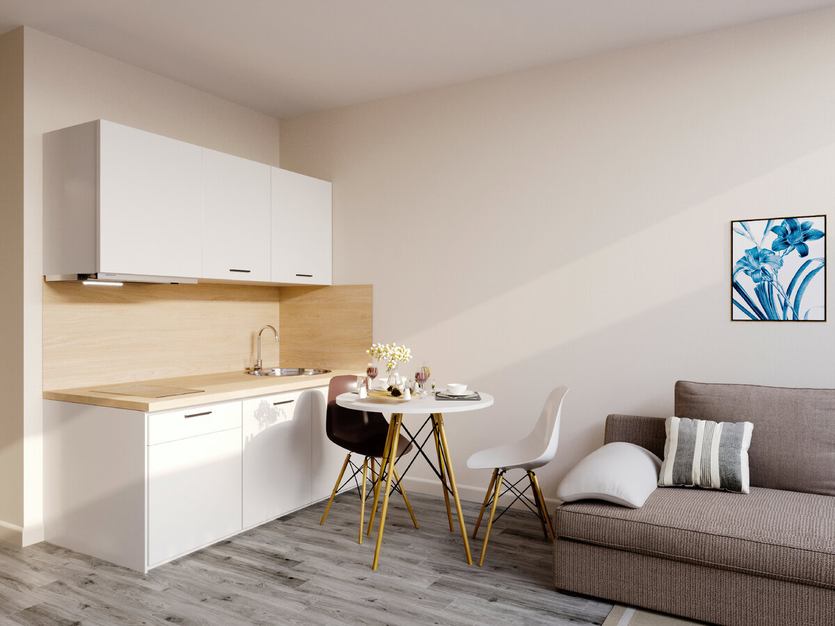 Так будет выглядеть ваша квартира-студия