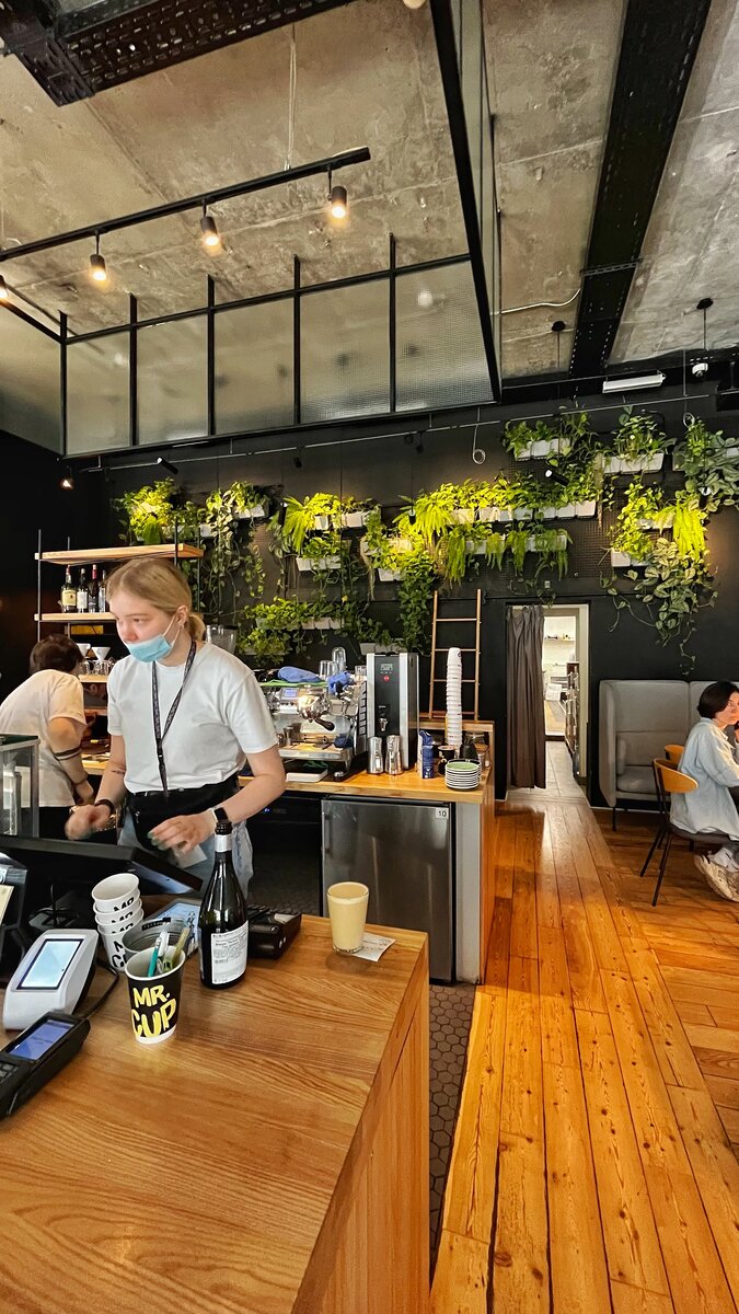 Mr Cup, интерьер 