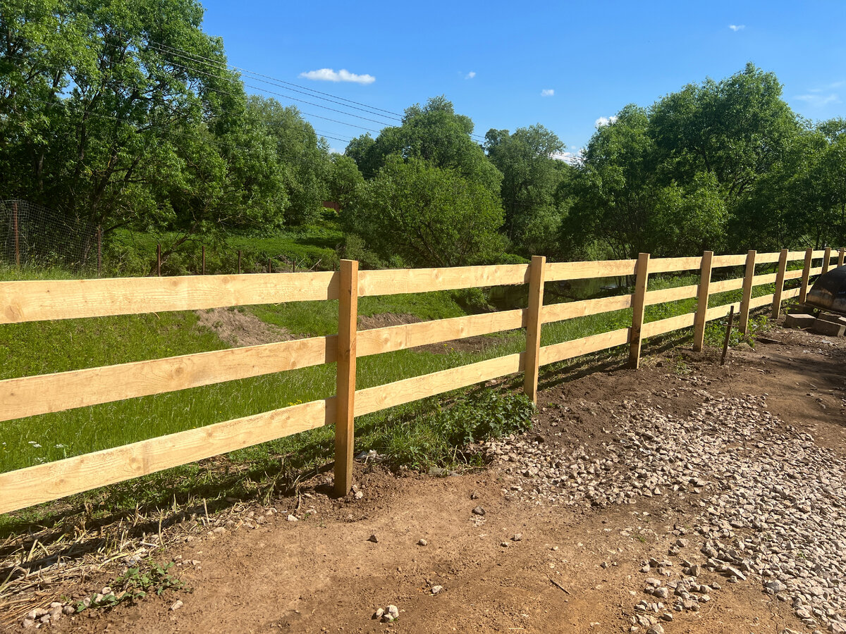 забор в стиле кантри