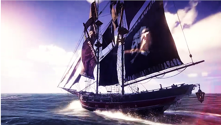 Красивый  новые подробности от авторов пиратский симулятор skull  bones.