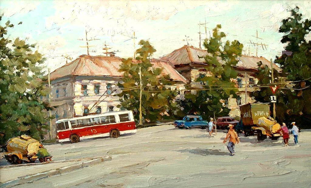 Н.Лукашук "Хлебная площадь"
