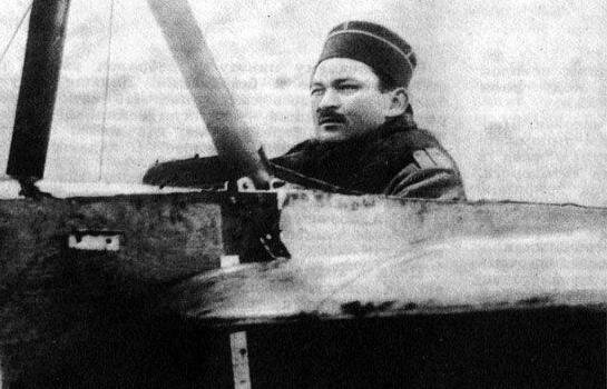 Воздушный казак Вердена, летчик-ас В. Г. Федоров. Источник фото: Русская Семёрка (https://clck.ru/sHqXT).