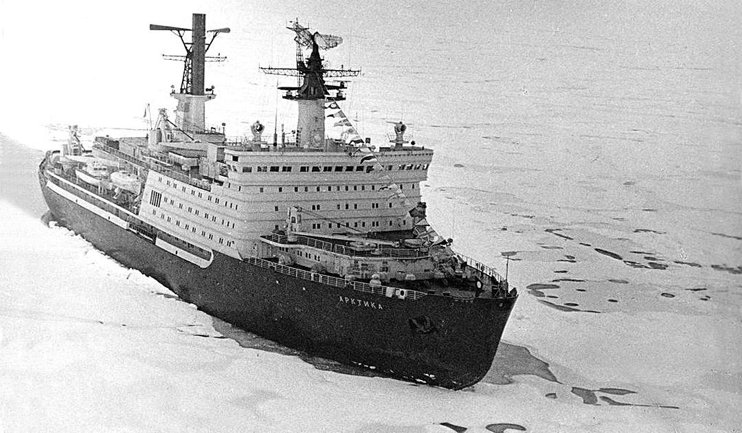 Поход ледокола арктика на северный полюс 1977 года карта