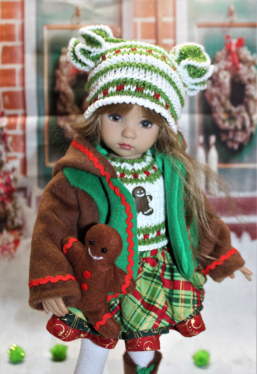 Картина "Девочка с печенькой". Фото автора