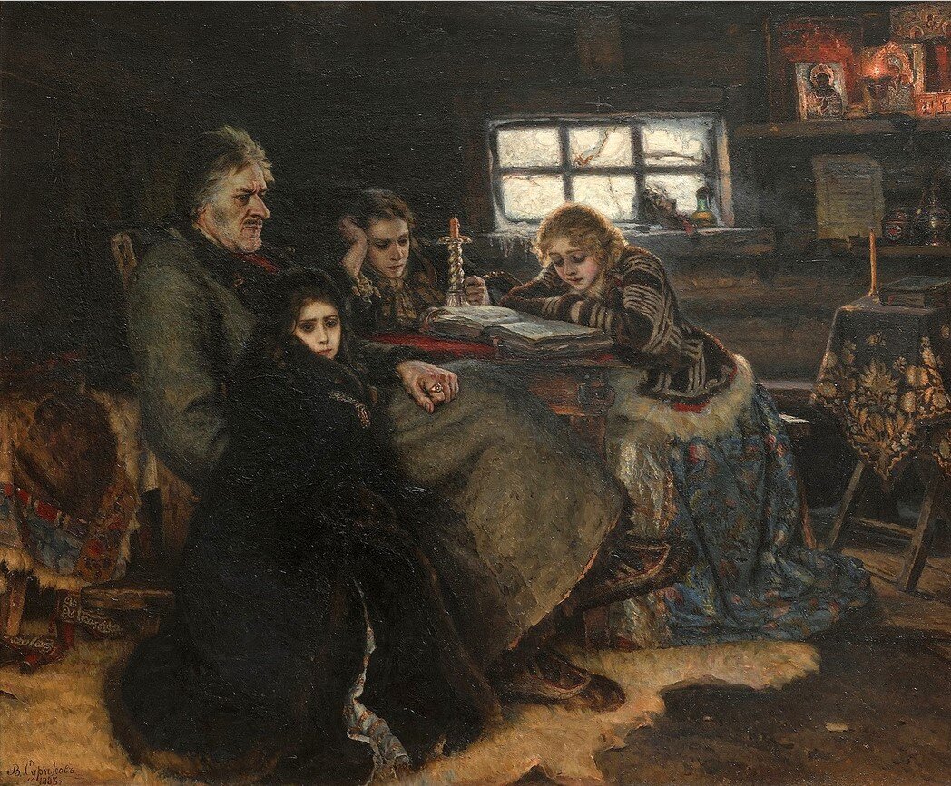 Меншиков в Берёзове. 1883 год. Василий Суриков.