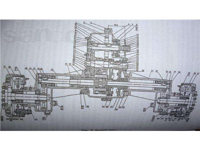 редуктор зил 130 заднего моста схема