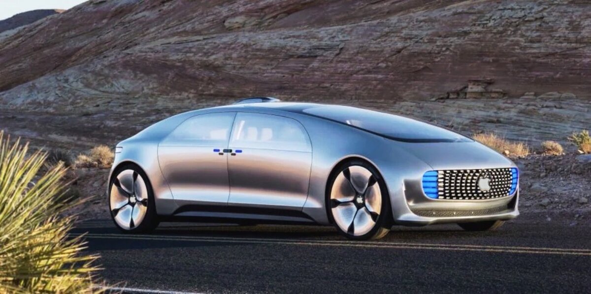 Концепция от Mercedes, к которому любители добавили логотип Apple