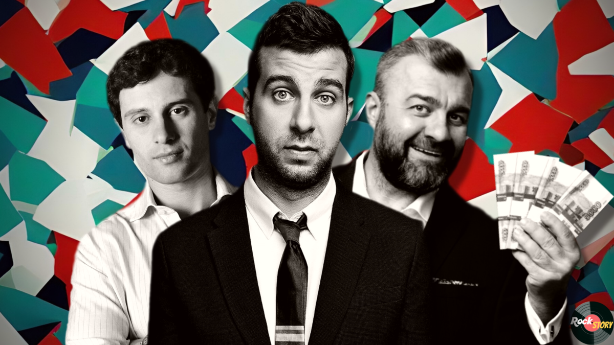 На фотографии: Антон Макарский, Иван Ургант и Михаил Пореченков 