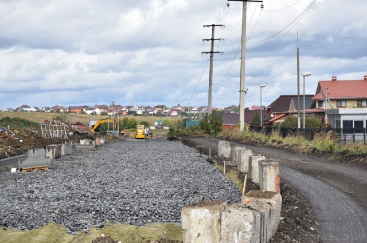    В Пензе дорогу у Лугометрии планируют сдать уже в ноябре