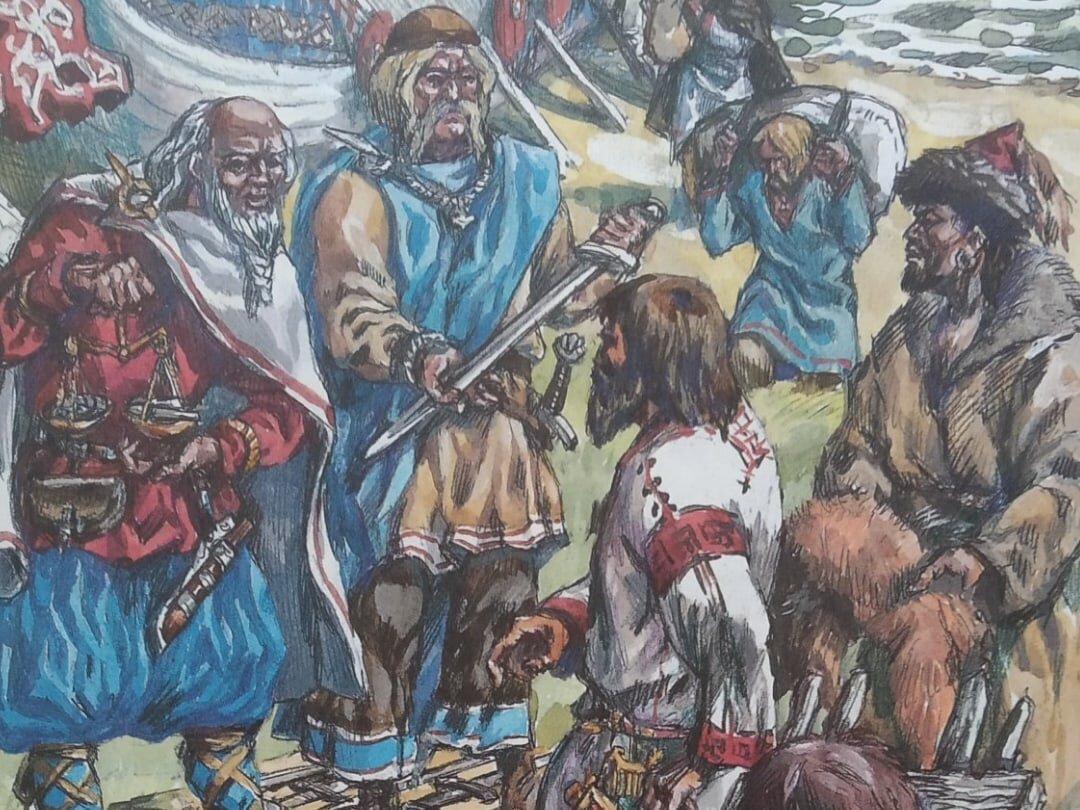 Торговля варягов на Волге. М.Горелик.