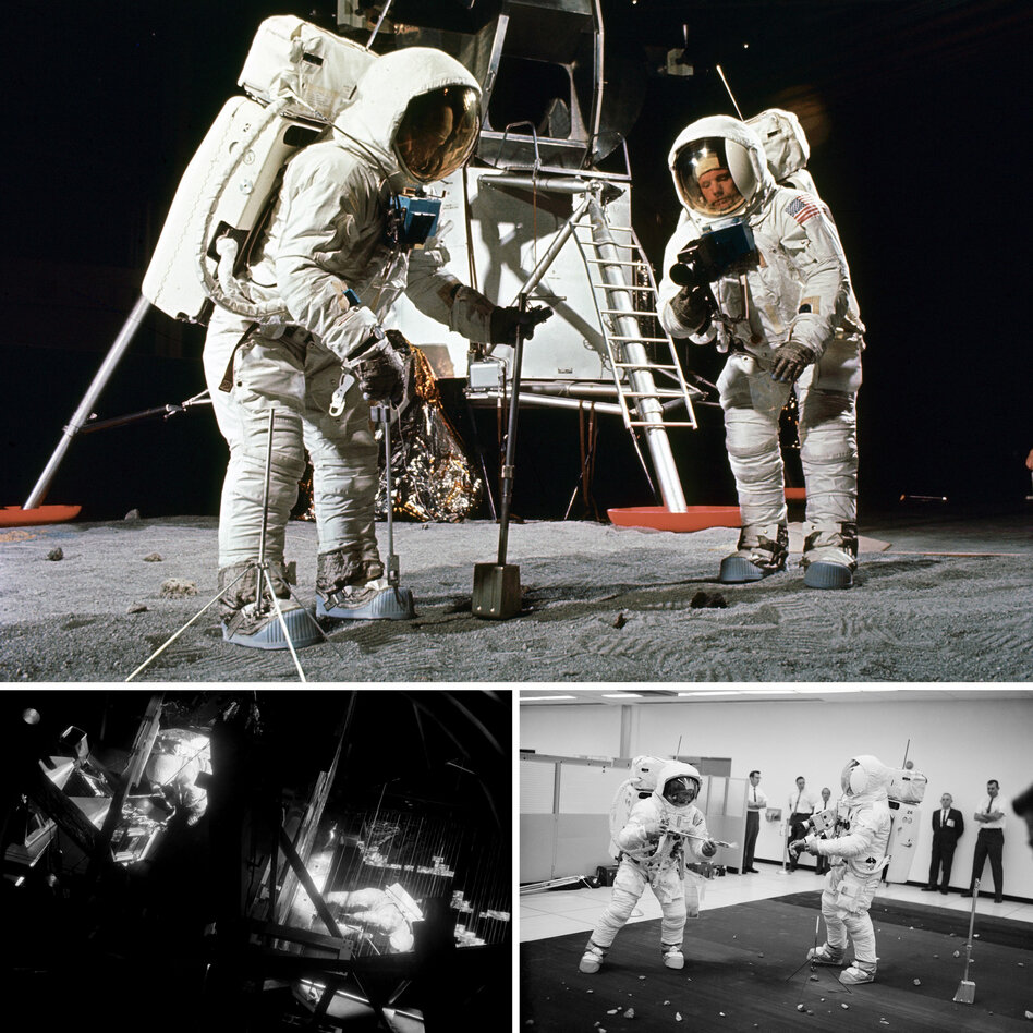 Первый полет в космос на луну. Базз Олдрин Аполлон 11.