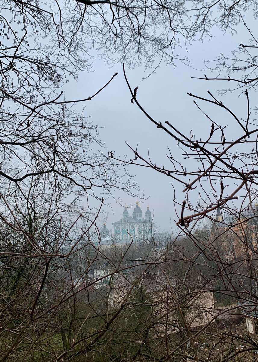 Собор можно разглядеть с разных точек города