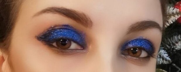 Макияж с участием палетки Ruby Rose Glitter Cream