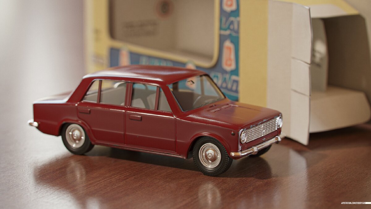 ВАЗ-2101 на столе. Фото: © Сергей Габов