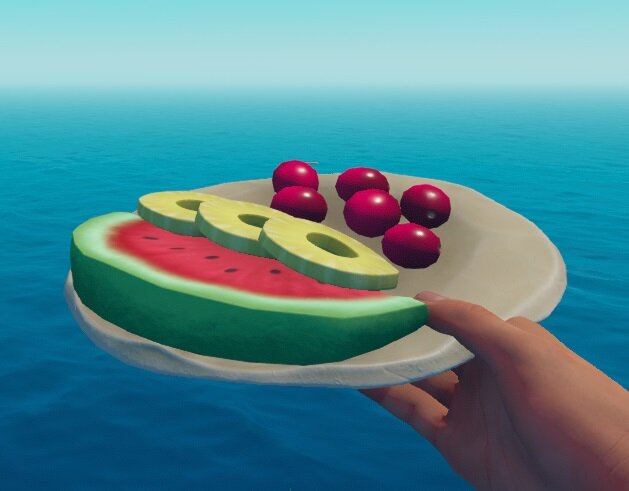 Я в Raft с другом играл, и его инвентарь едой всегда забивал, а он ее выкидывал(  
После этого я его не кормил.