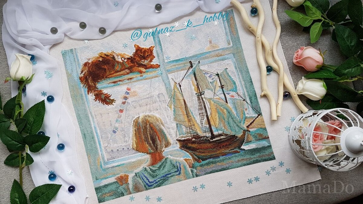 мешочек оберег. вышивка рто море. магические вещи. 30 вещей чудесных. дина беленко фотограф.