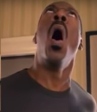 Кадр из фильма "Дежурный папа"  2003г. Примерно такое же выражение лица было и у меня. Кто смотрел фильм тот поймёт отсылку=)