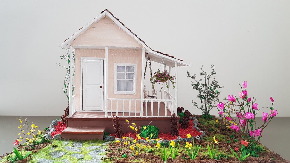 Красивые дачные домики и сад — 20 фото идей