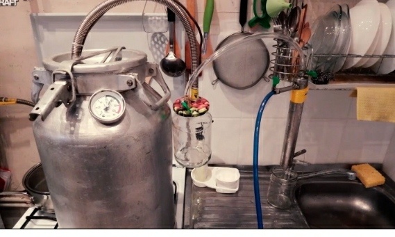 Самогонный аппарат из молочного бидона