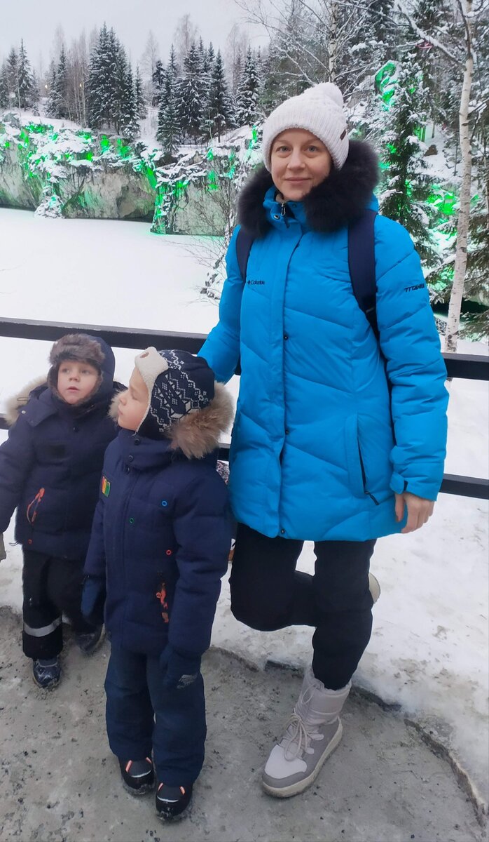 Мраморный каньон еще при свете дня.