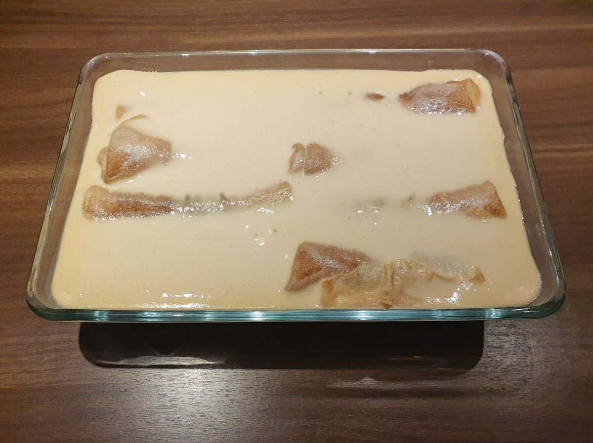 Блинчики с заливкой из сметаны