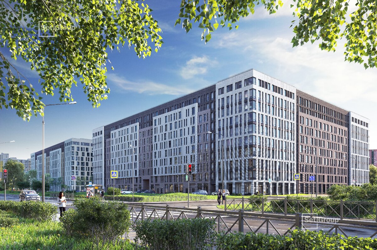 Svetlana Park в исторической части Выборгского района