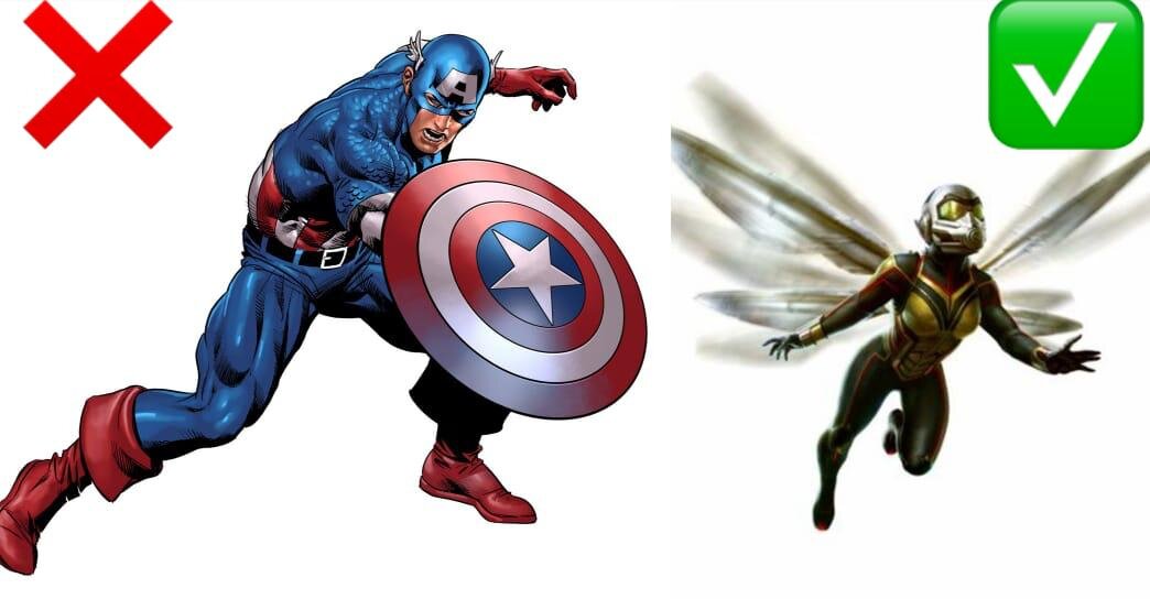 "Капитан Америка" и "Оса" 