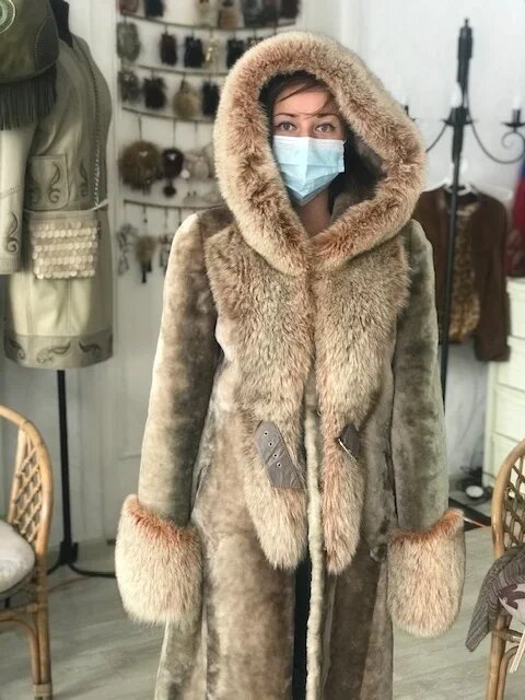 Как сделать куртку из мутоновой шубы (часть 2) | МЕХ И КОЖА | Дзен