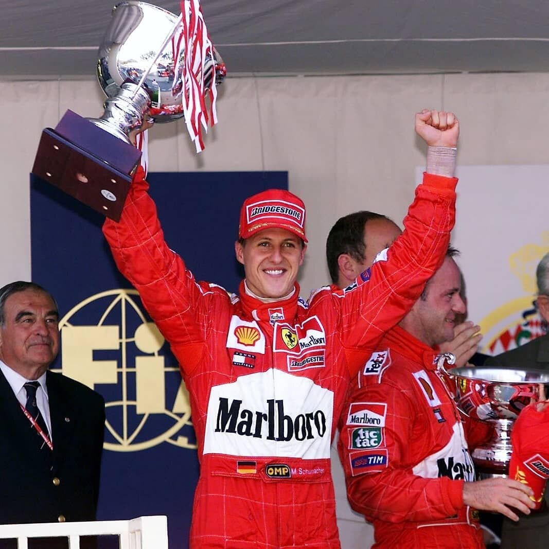 5 победа Шумахера на узких улочках Монако.