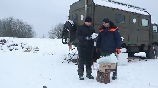 Отвёз староновогодние подарки соседям и принял вызов молодого мачо!