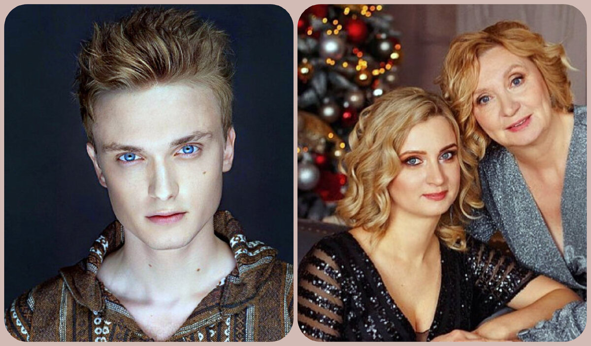 Иван с сестрой и мамой