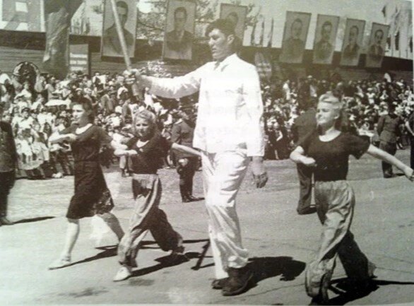 17 летний Ахтаев на Спартакиаде в Львове. 