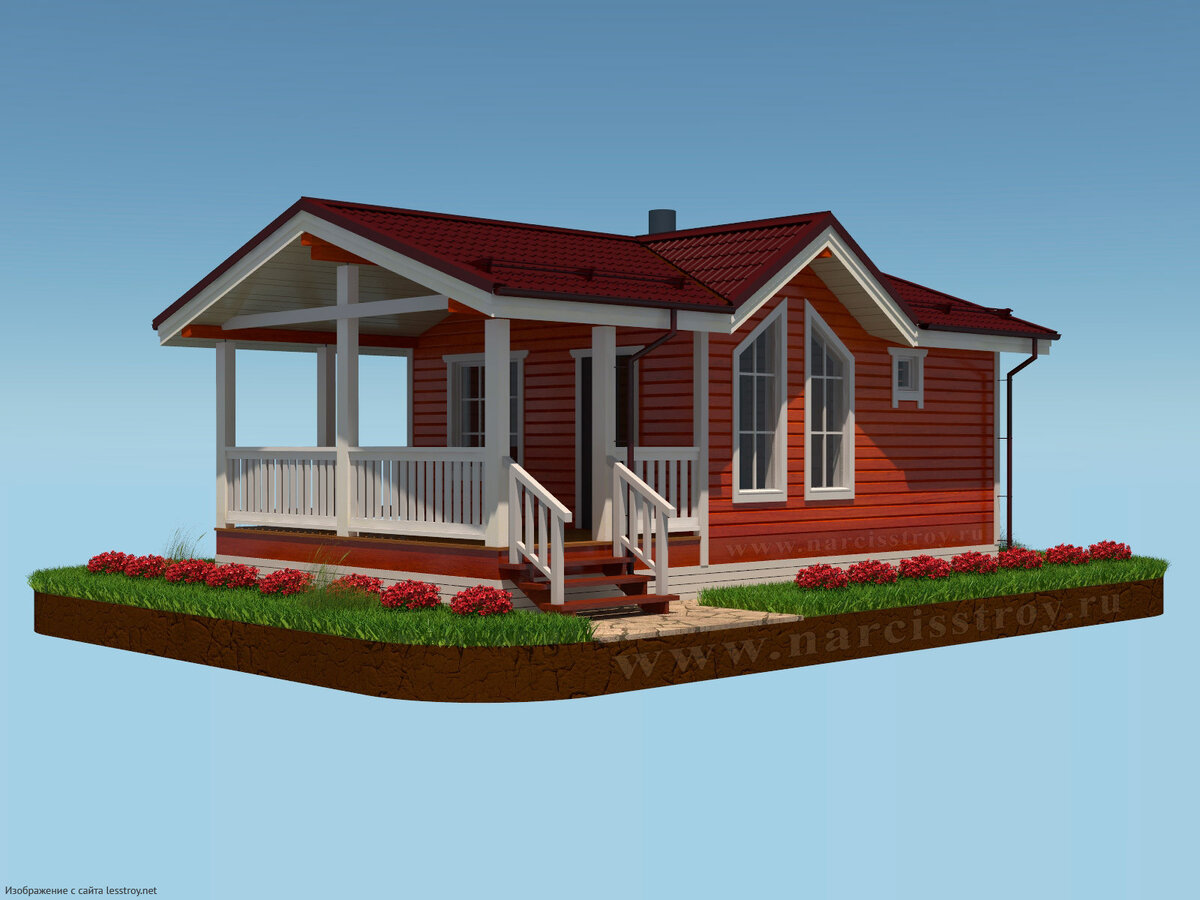 Баня из профилированного бруса "под ключ" за 1.4 млн руб