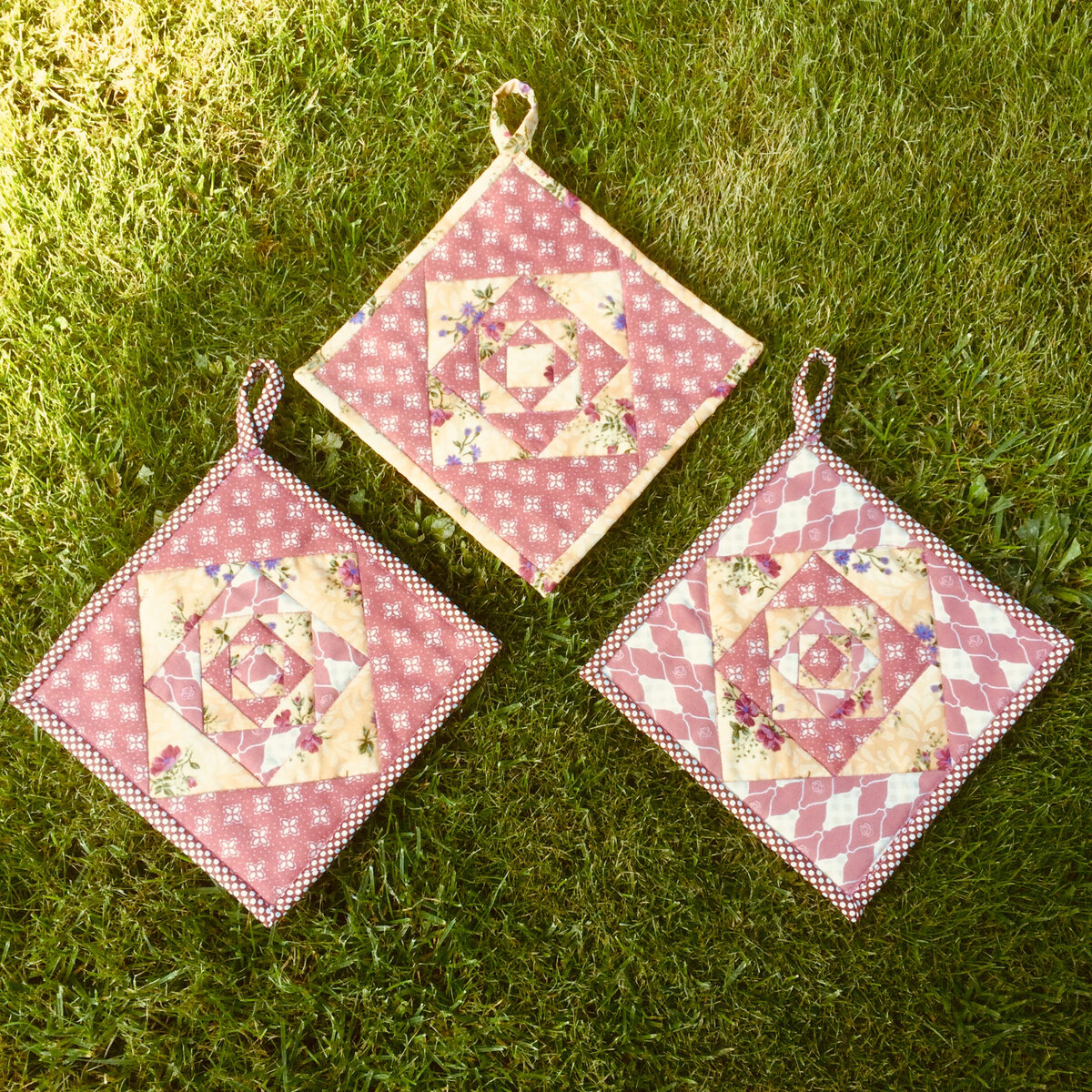 Лоскутный блок "Русский квадрат", или квадрат в квадрате