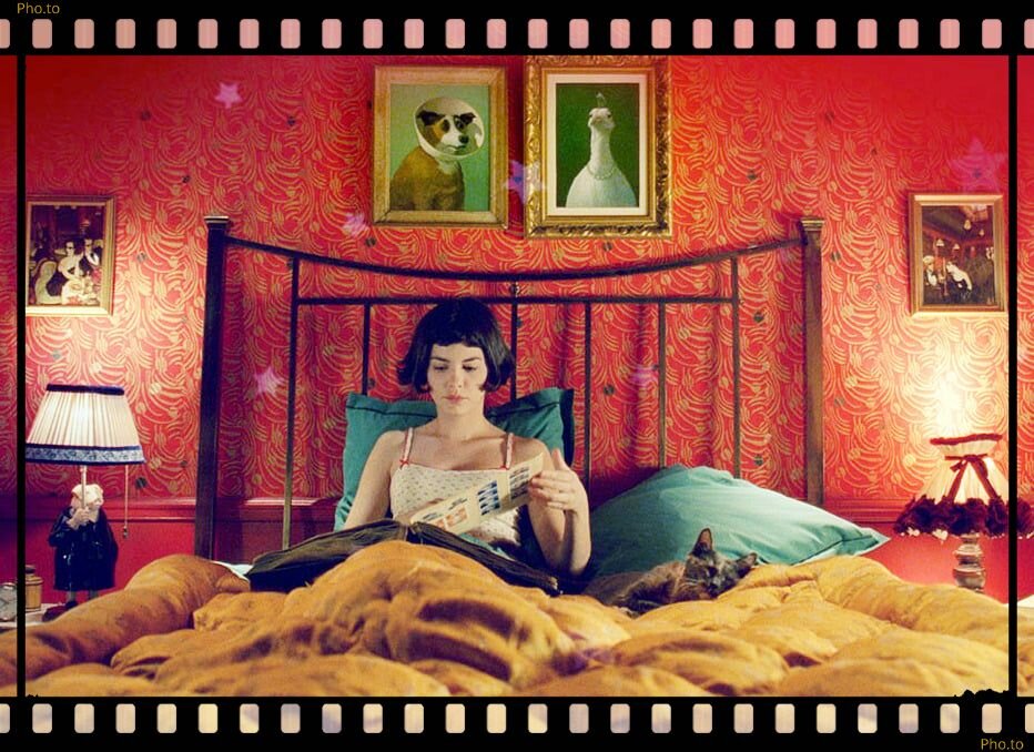 Кадр из фильма " Амели "  ( Le Fabuleux destin d'Amélie Poulain 2001 )