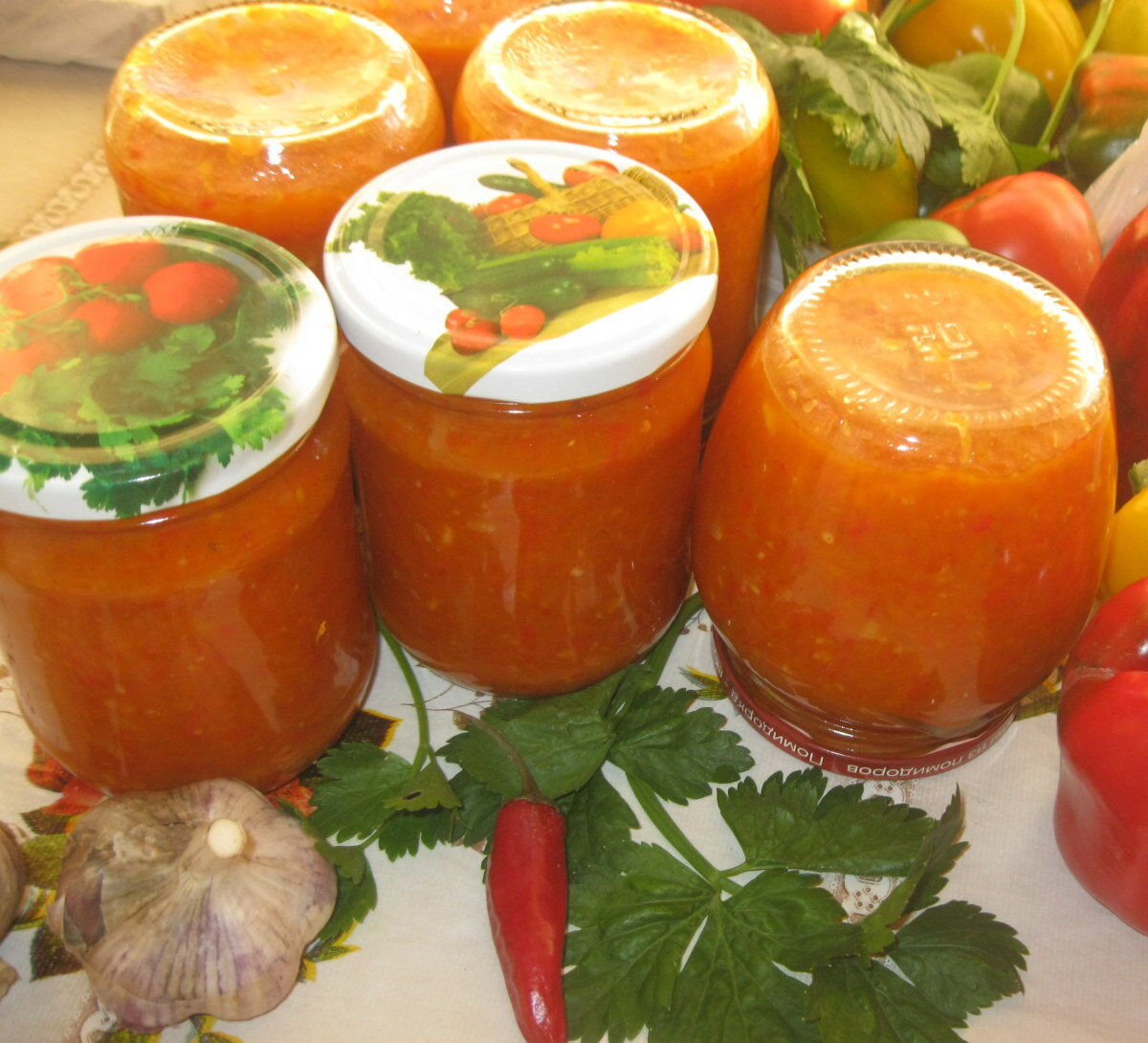 Аджика из кабачков