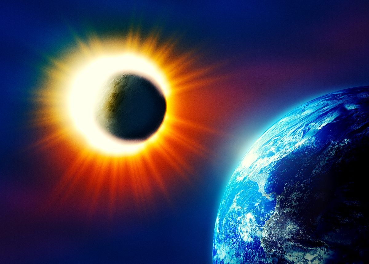 День солнечного затмения в 2024. Солнечное затмение. Солнце и земля. Земля и солнце в космосе.