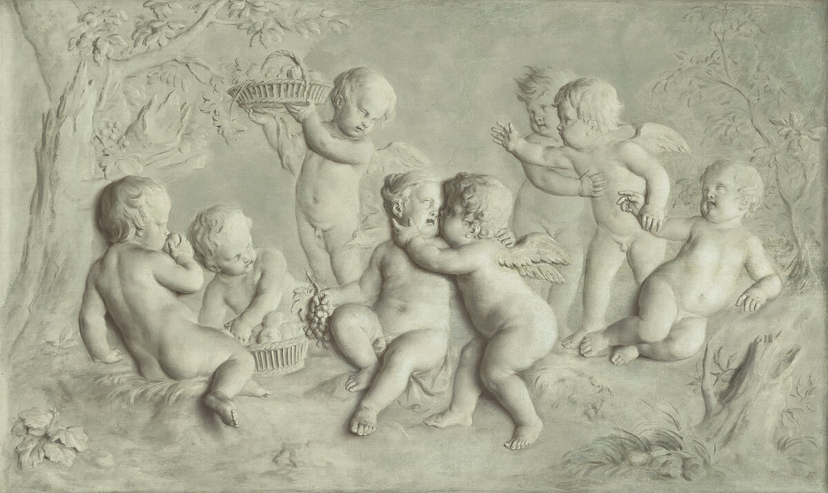 Детская вакханалия. Декоративное панно М. Й. Геерартса, 1750-е годы