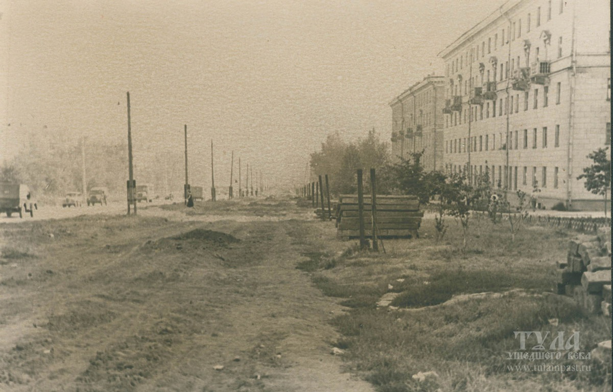 Август 1963 год. Проспект Ленина, Каменская. Тула. Церковь трампарк Тула. Проспект Ленина 43 Тула. Проспект Ленина картинка.