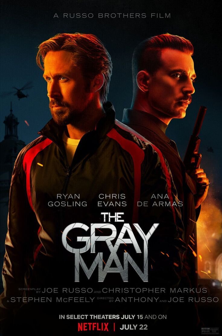 The Gray Man (2022). Режиссёры - Джо Руссо и Энтони Руссо
