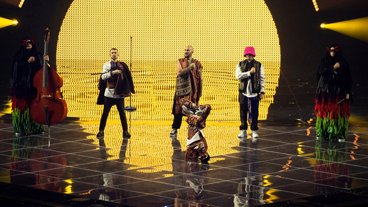 ВЫСТУПЛЕНИЕ KALUSH ORCHESTRA НА ЕВРОВИДЕНИИ-2022. ФОТО: EUPA-IMAGES/SHUTTERSTOCK.COM