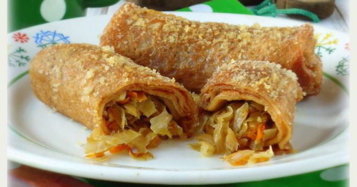 Блинчики с капустой и яйцом - настоящее объеденье!