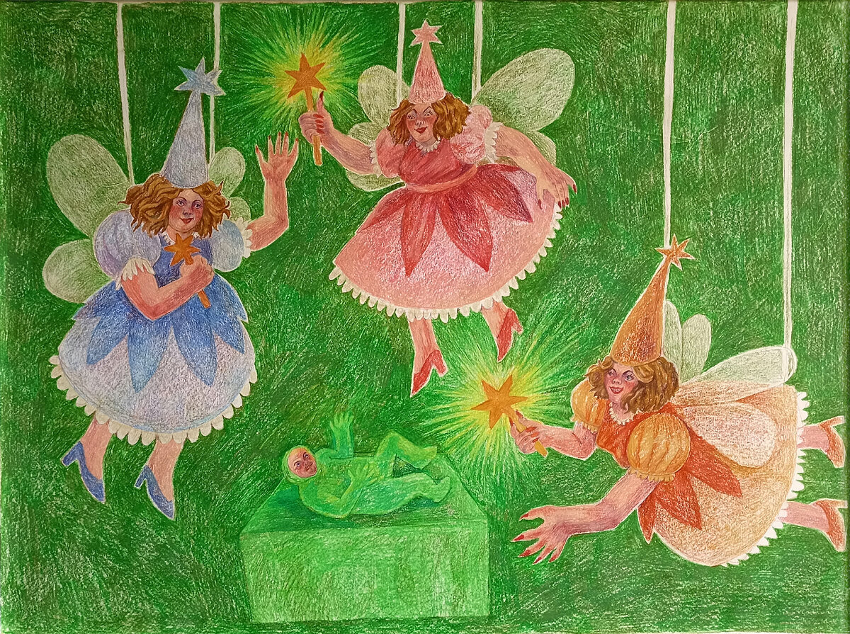 Анастасия Рыбакова, «Волшебное превращение деревянной игрушки в настоящего мальчика», 2021 