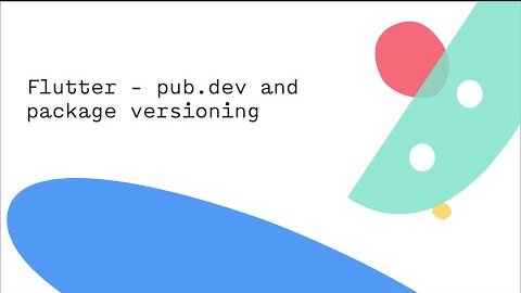 Flutter - pub.dev and package versioning