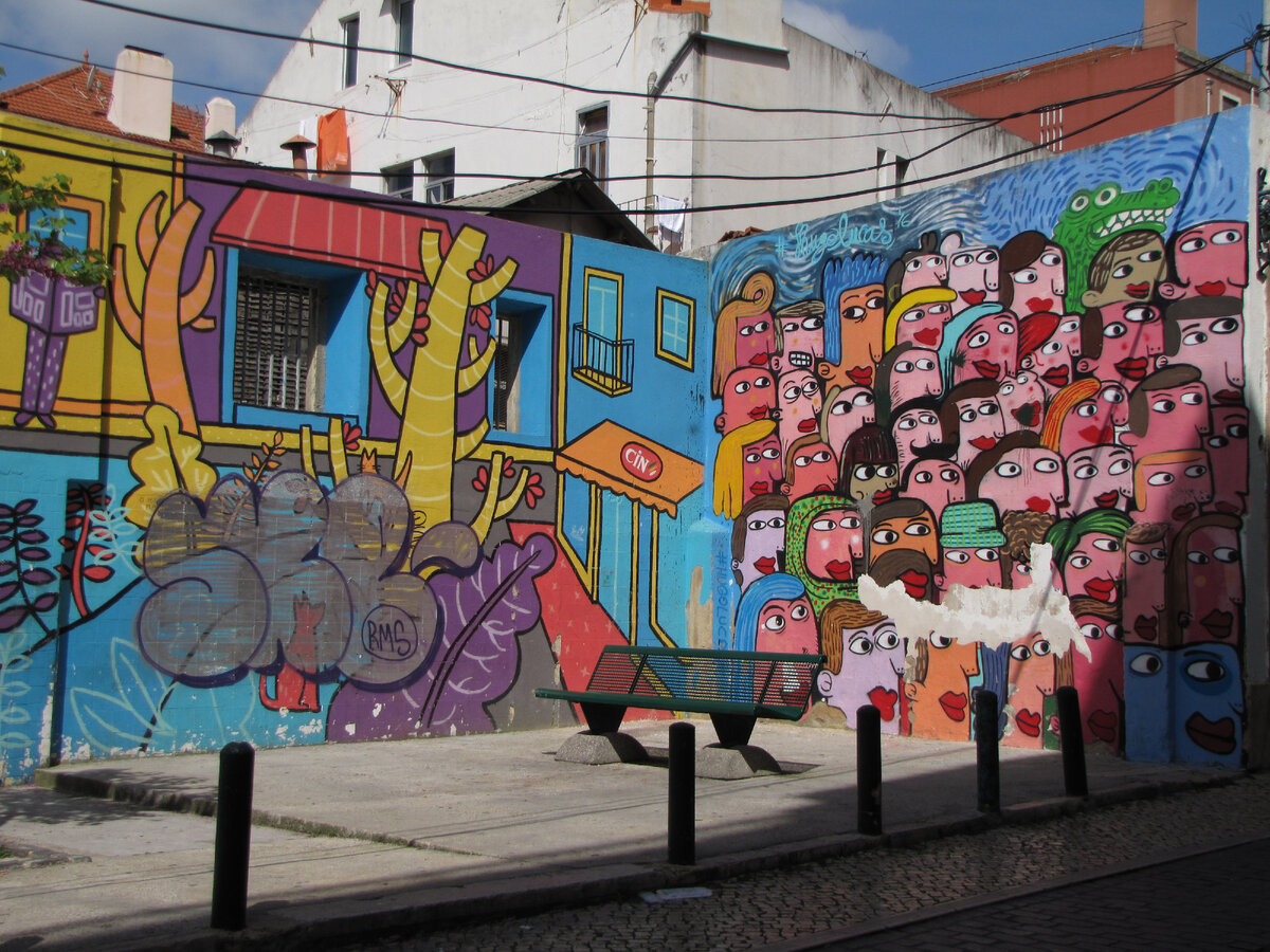 Граффити в Лиссабоне