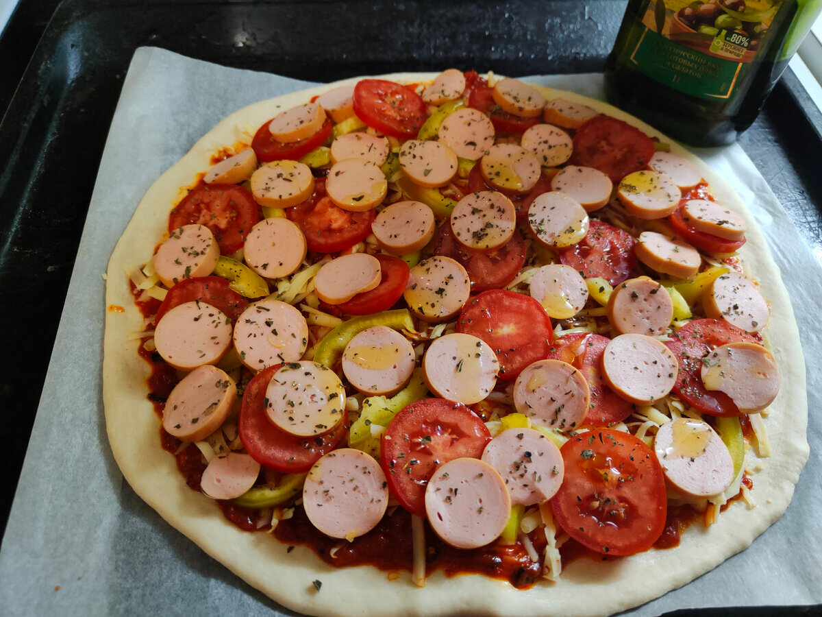 Пицца-соус на тончайшем тесте