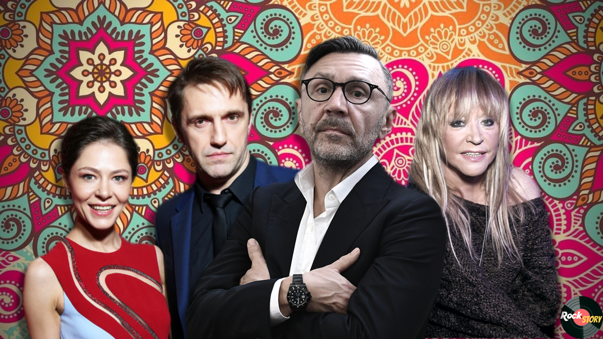 На фотографии: Елена Лядова, Владимир Вдовиченков, Сергей Шнуров и Алла Пугачёва