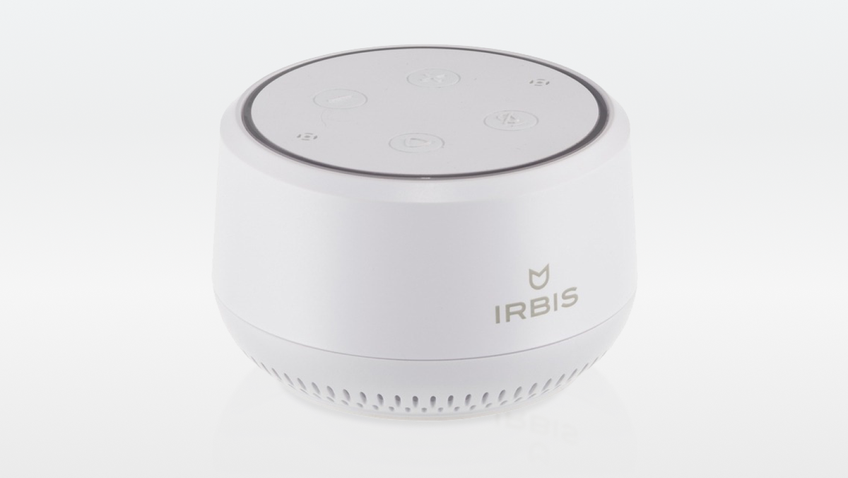 Умная колонка IRBIS A01 Voice assistant (белая, 2 Вт), сайт itogo.ru